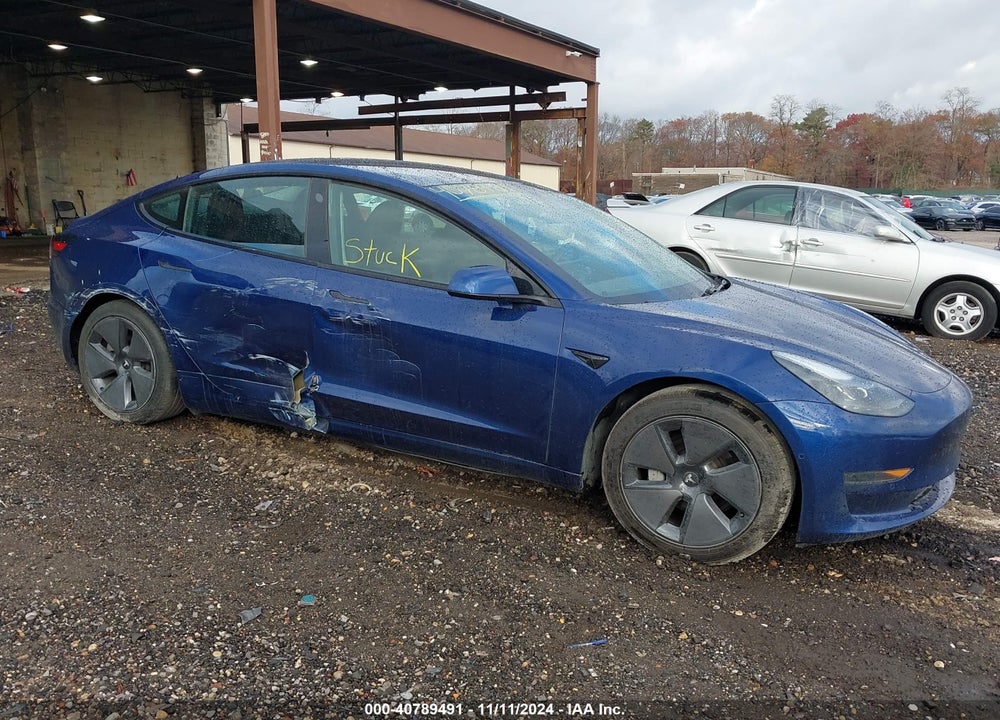 2021 TESLA MODEL 3 STANDARD RANGE PLUS REAR-WHEEL DRIVE VIN: 5YJ3E1EAXMF907545