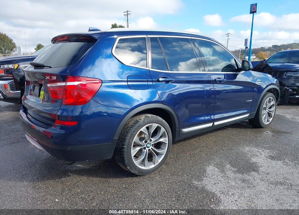 2016 BMW X3 XDRIVE35I VIN: 5UXWX7C55G0R16915