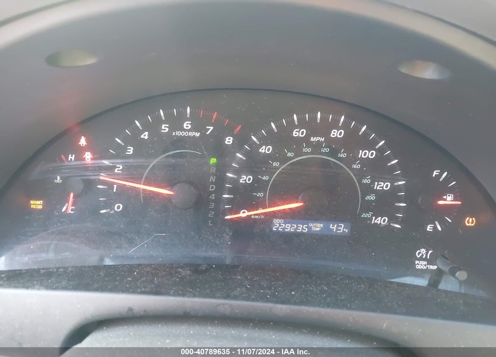 2007 TOYOTA CAMRY LE VIN: 4T1BE46K67U725272