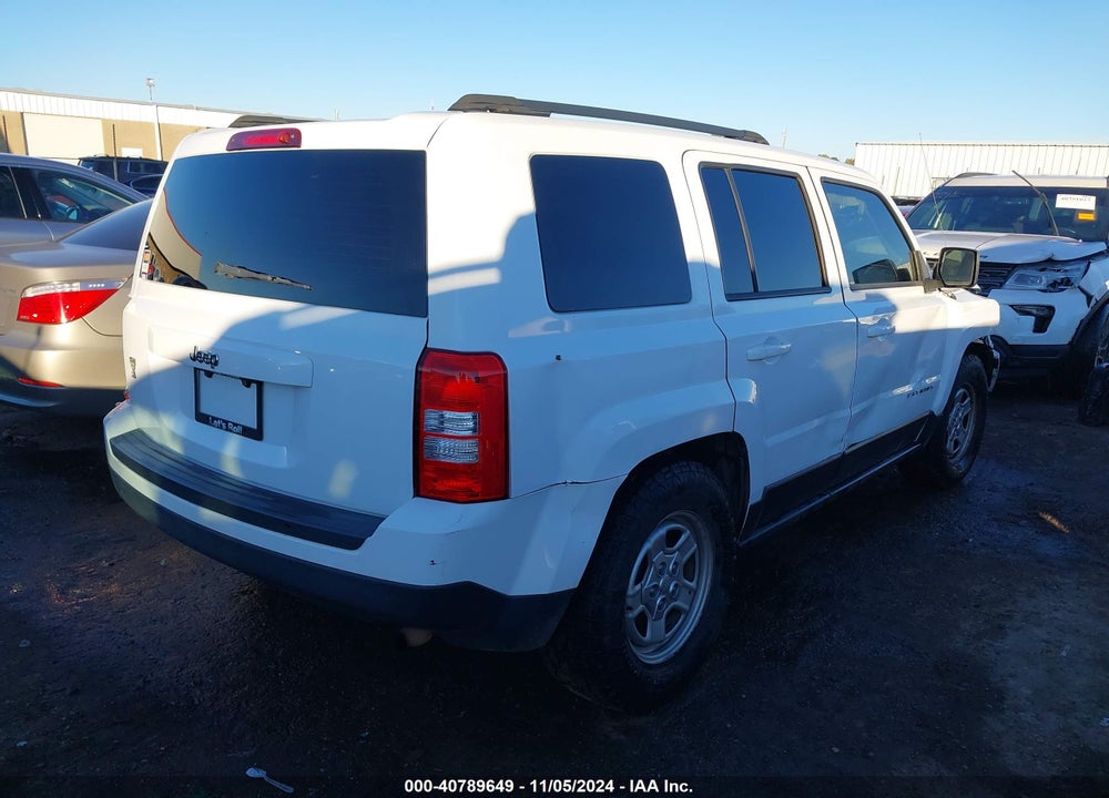2015 JEEP PATRIOT SPORT VIN: 1C4NJPBA9FD285560