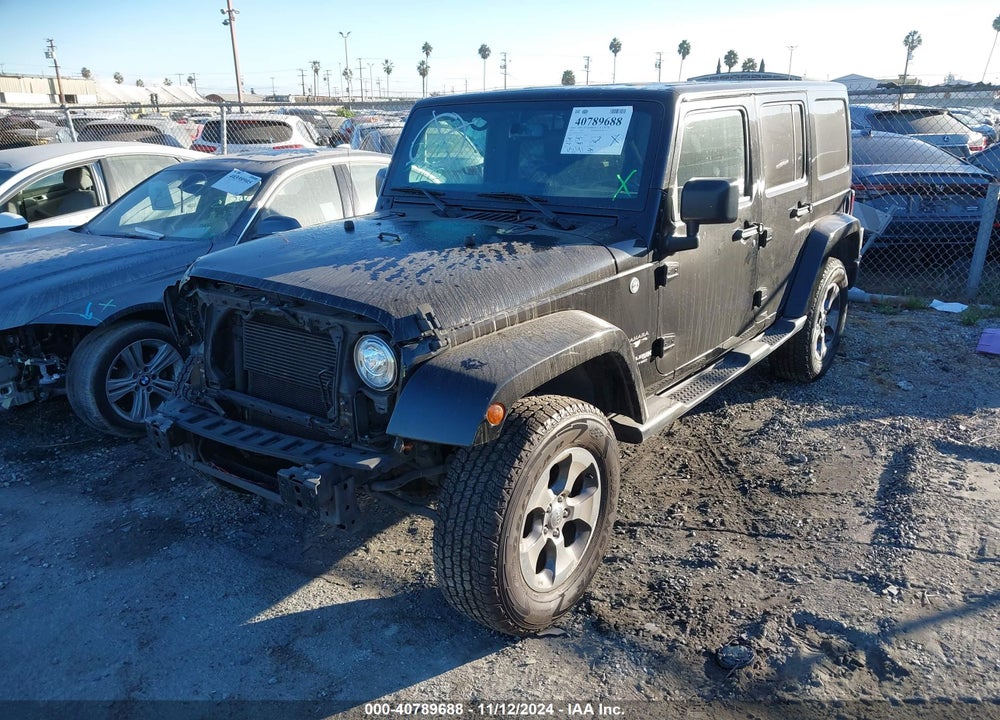 2018 JEEP WRANGLER JK UNLIMITED SAHARA 4X4 VIN: 1C4BJWEG6JL815527