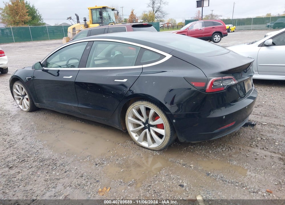 2019 TESLA MODEL 3 LONG RANGE/PERFORMANCE VIN: 5YJ3E1EB0KF236621