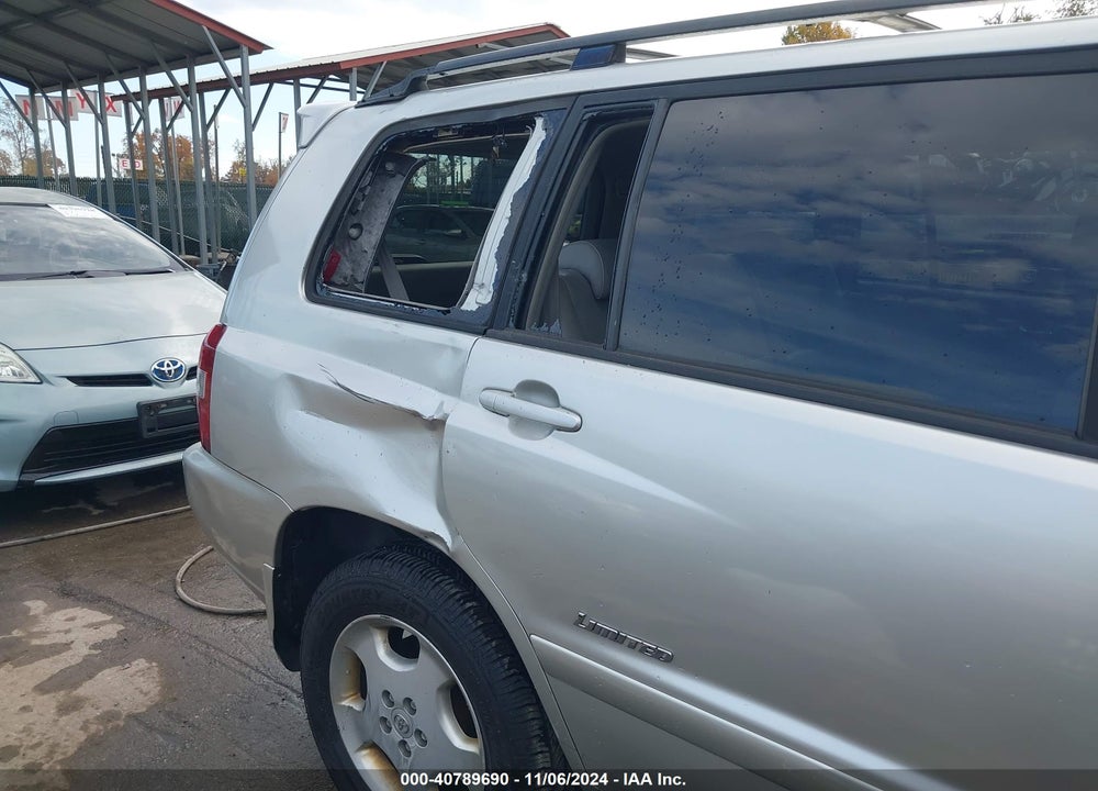 2007 TOYOTA HIGHLANDER LIMITED V6 VIN: JTEEP21AX70209689