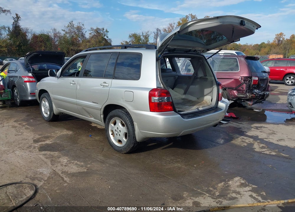 2007 TOYOTA HIGHLANDER LIMITED V6 VIN: JTEEP21AX70209689