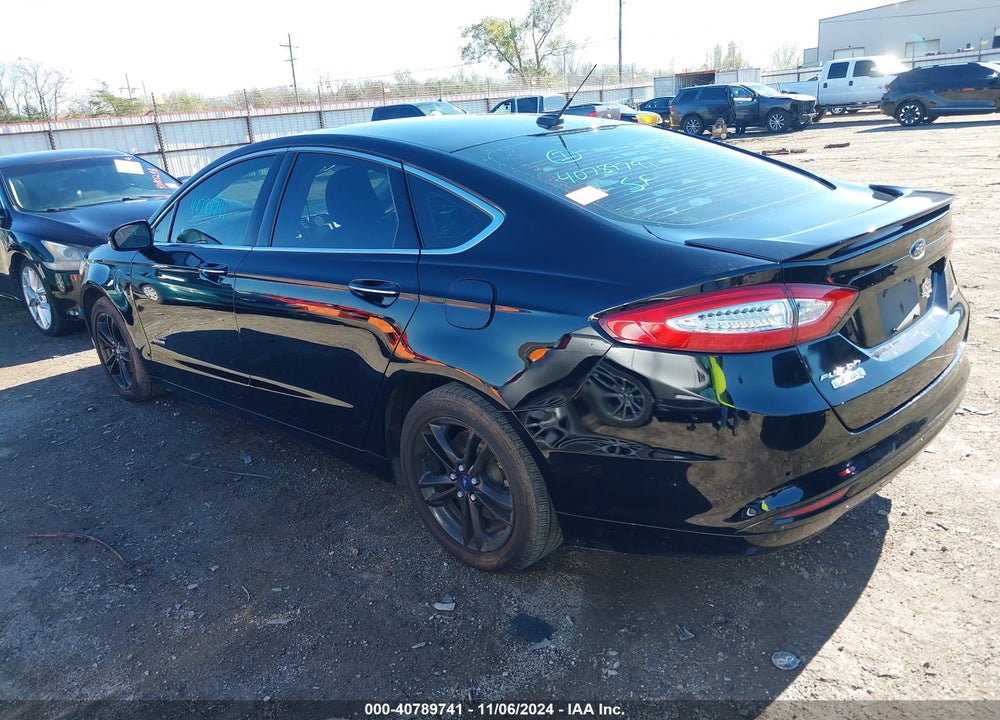 2016 FORD FUSION ENERGI TITANIUM VIN: 3FA6P0SU7GR258134