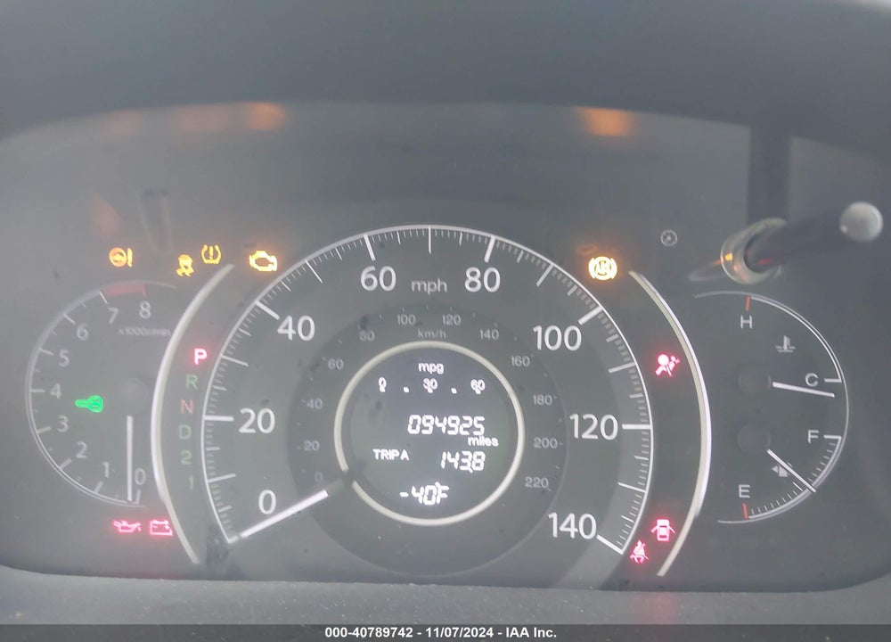 2014 HONDA CR-V LX VIN: 2HKRM4H34EH622287