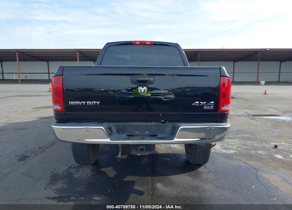2005 DODGE RAM 2500 SLT/LARAMIE VIN: 3D7KS28D25G703338