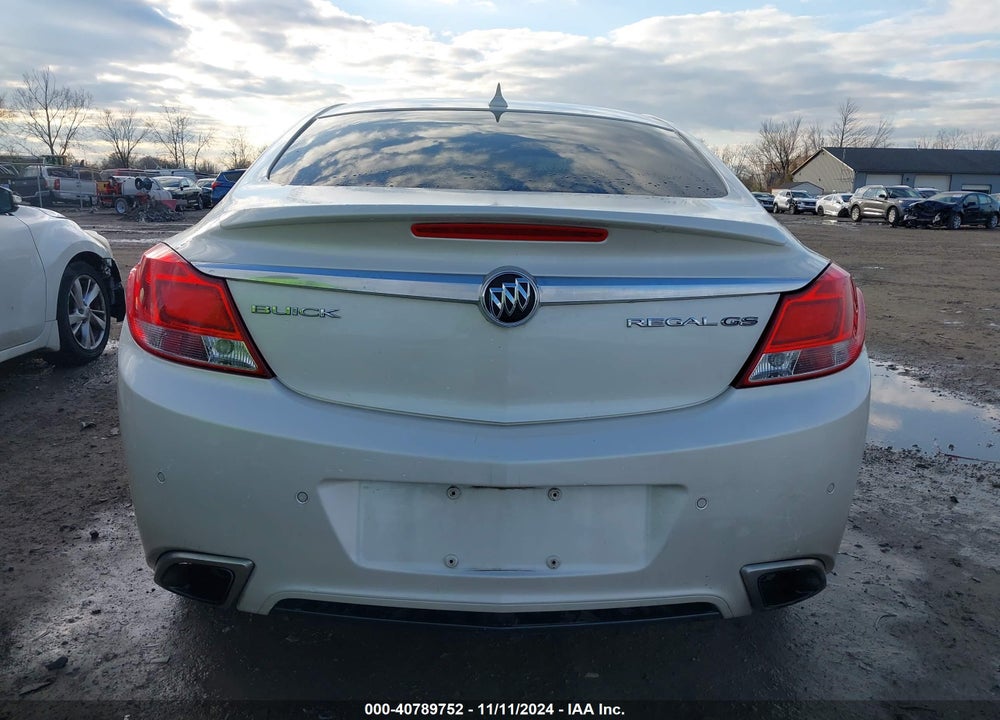 2012 BUICK REGAL GS VIN: 2G4GV5GV5C9206547