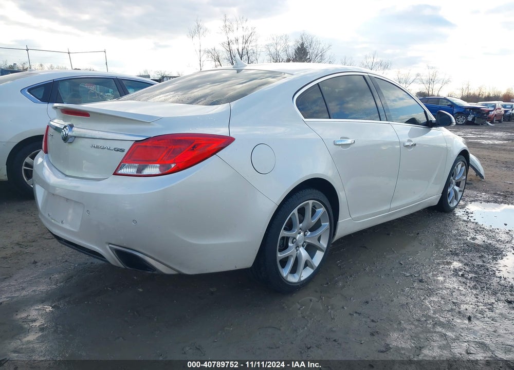 2012 BUICK REGAL GS VIN: 2G4GV5GV5C9206547