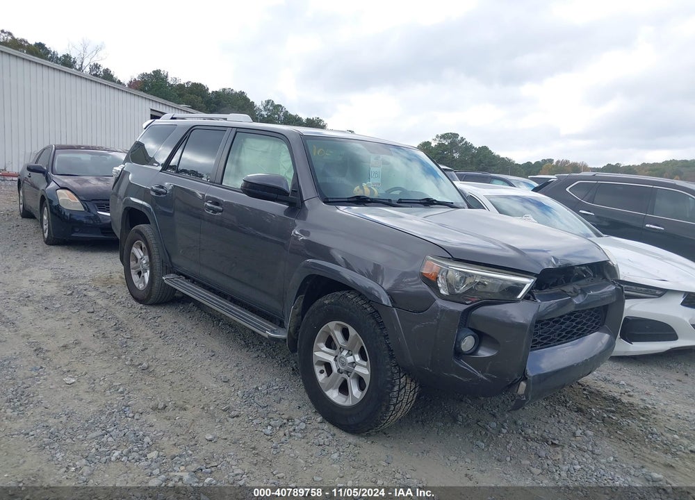 2016 TOYOTA 4RUNNER SR5 VIN: JTEZU5JR0G5133937