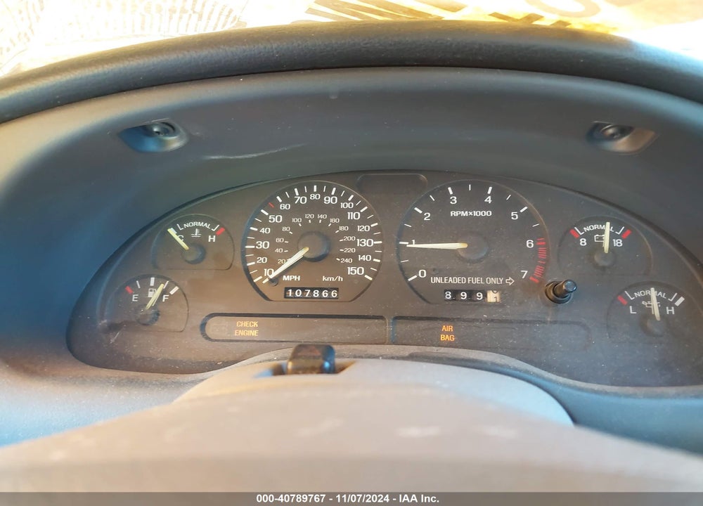1995 FORD MUSTANG GT/GTS VIN: 1FALP42T8SF132081