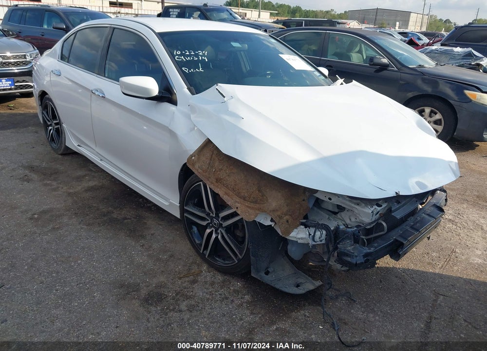 2017 HONDA ACCORD SPORT VIN: 1HGCR2F59HA196206