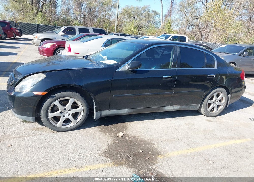 2003 INFINITI G35 LUXURY LEATHER VIN: JNKCV51E33M336100