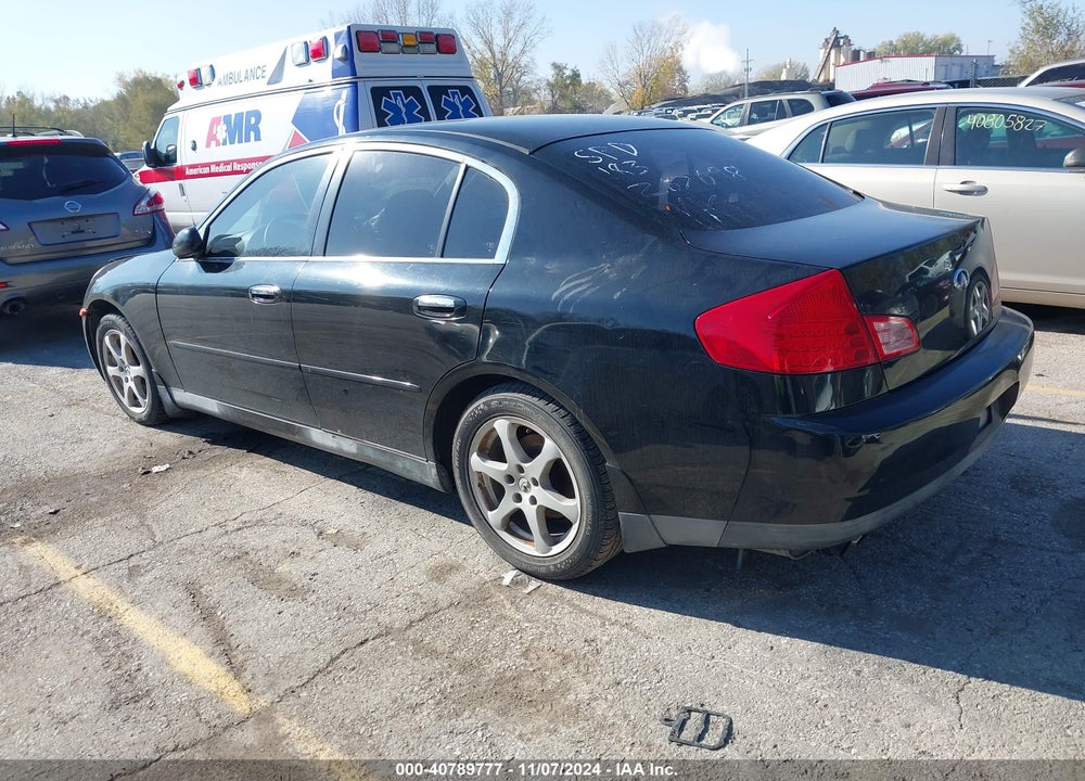 2003 INFINITI G35 LUXURY LEATHER VIN: JNKCV51E33M336100