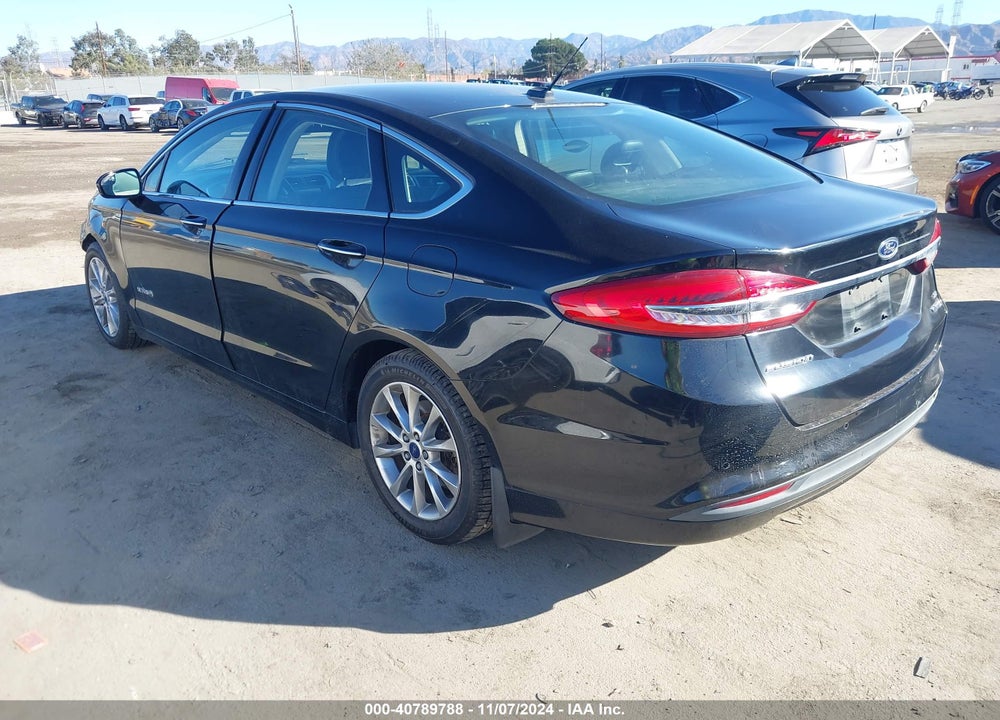 2017 FORD FUSION HYBRID SE VIN: 3FA6P0LUXHR122337