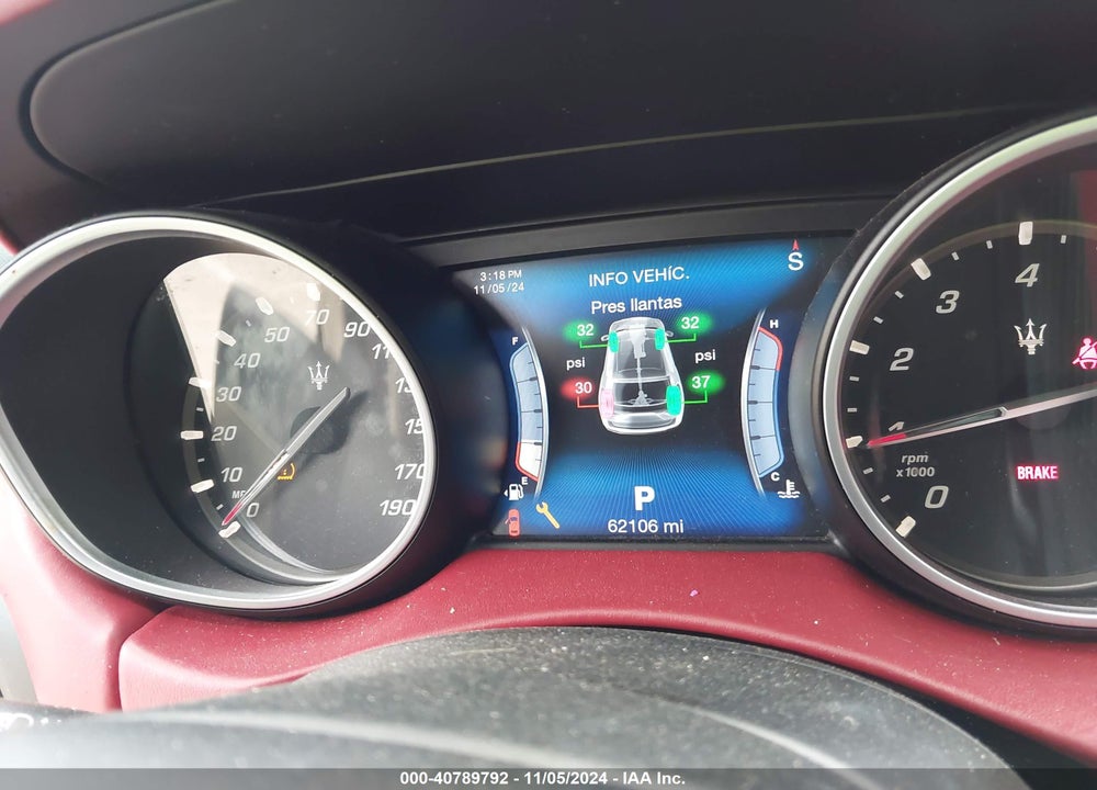 2017 MASERATI LEVANTE VIN: ZN661XUS5HX222885