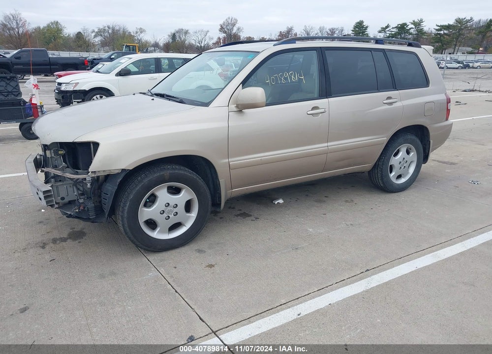 2007 TOYOTA HIGHLANDER LIMITED V6 VIN: JTEEP21A370214510