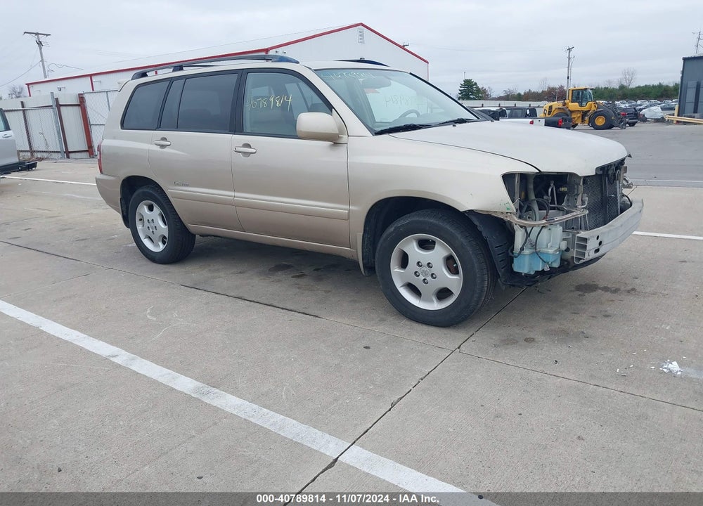 2007 TOYOTA HIGHLANDER LIMITED V6 VIN: JTEEP21A370214510