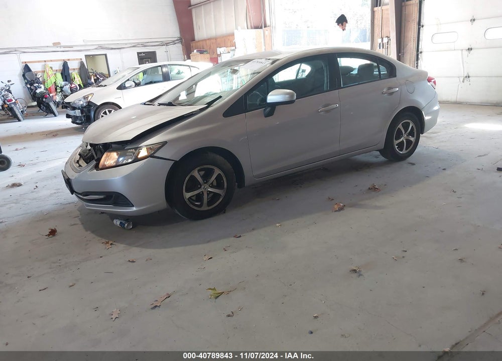 2015 HONDA CIVIC SE VIN: 19XFB2F77FE225813