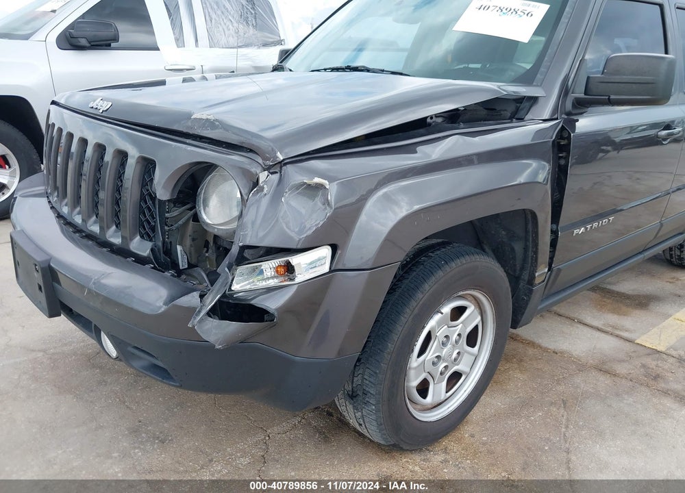 2015 JEEP PATRIOT SPORT VIN: 1C4NJPBB2FD398873