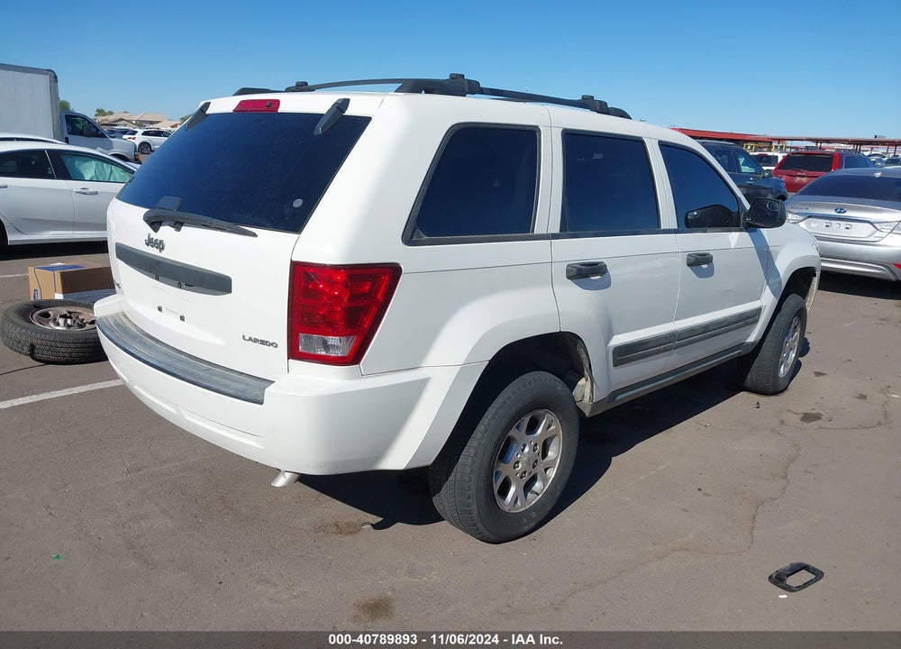 2005 JEEP GRAND CHEROKEE LAREDO VIN: 1J4HR48N65C599938