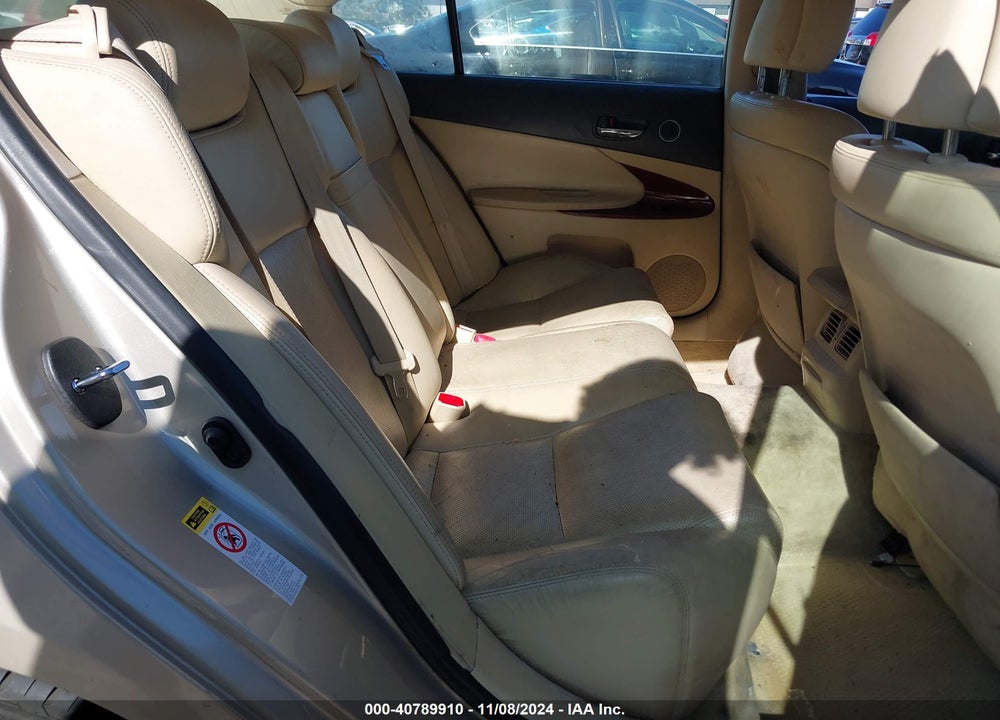 2010 LEXUS GS 350 VIN: JTHBE1KSXA0050662