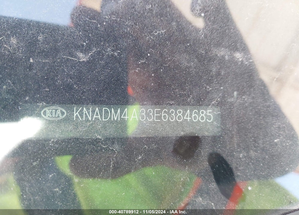 2014 KIA RIO LX VIN: KNADM4A33E6384685