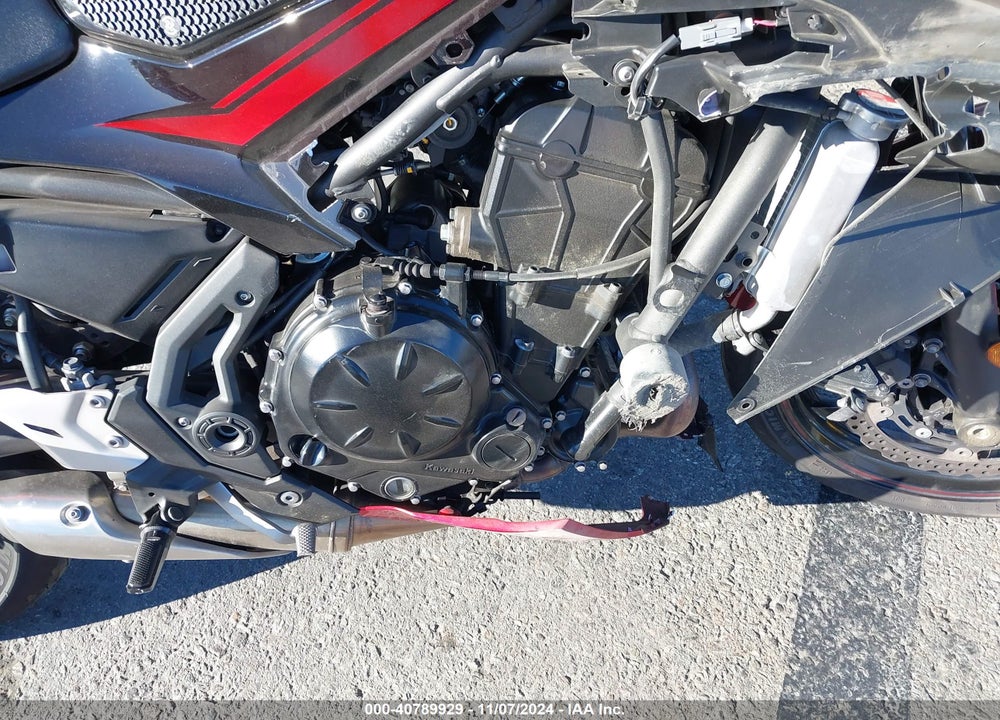 2022 KAWASAKI EX650 N VIN: ML5EXEN15NDA49823