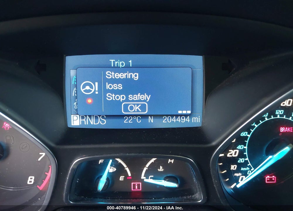 2013 FORD ESCAPE S VIN: 1FMCU0F74DUA25743
