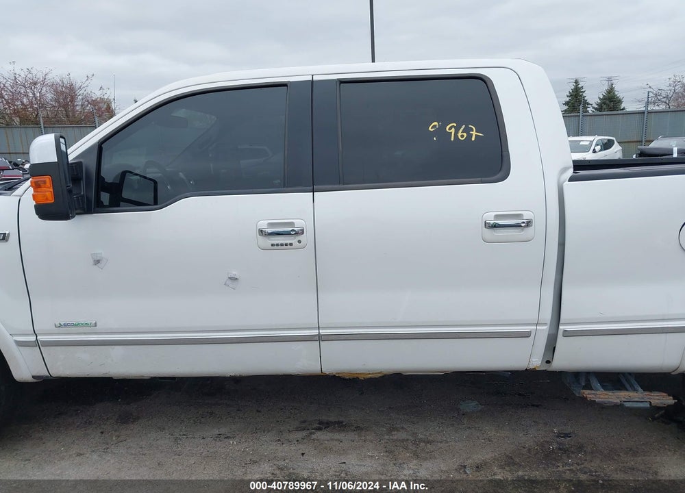 2014 FORD F-150 PLATINUM VIN: 1FTFW1ET0EFC53888
