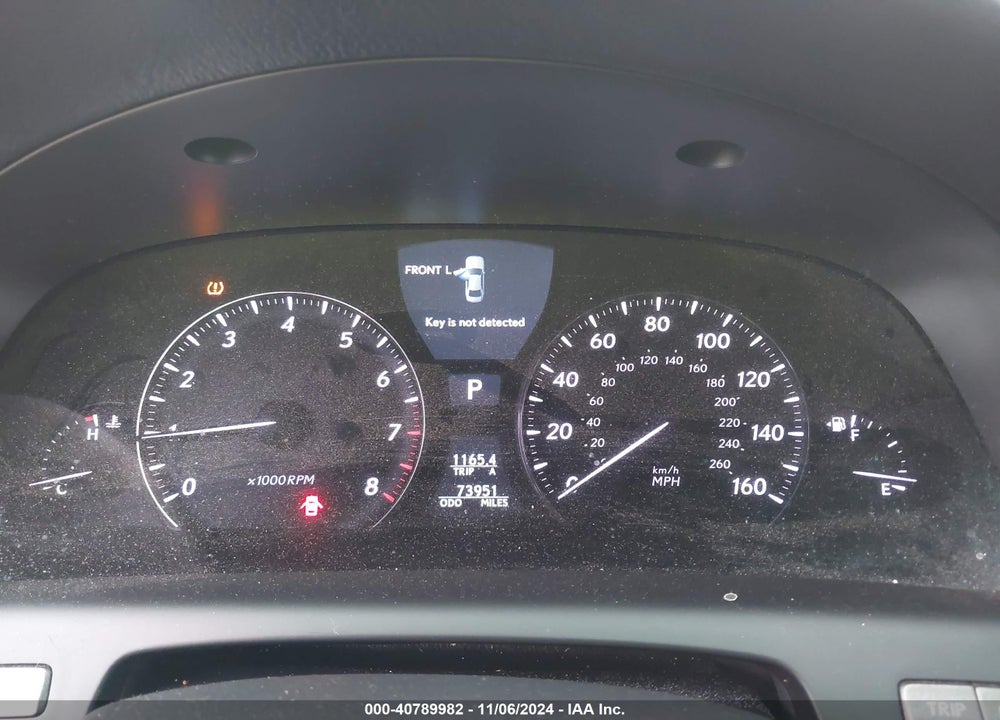 2012 LEXUS LS 460 VIN: JTHCL5EF7C5013901