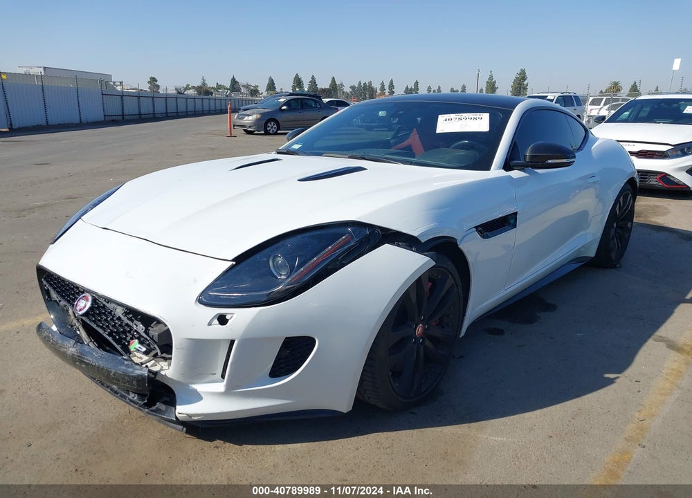 2015 JAGUAR F-TYPE R VIN: SAJWA6DA0FMK14714
