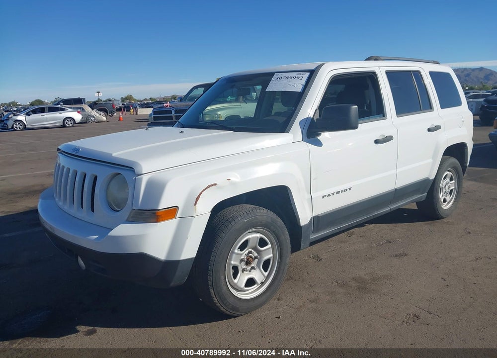 2013 JEEP PATRIOT SPORT VIN: 1C4NJRBB1DD129255
