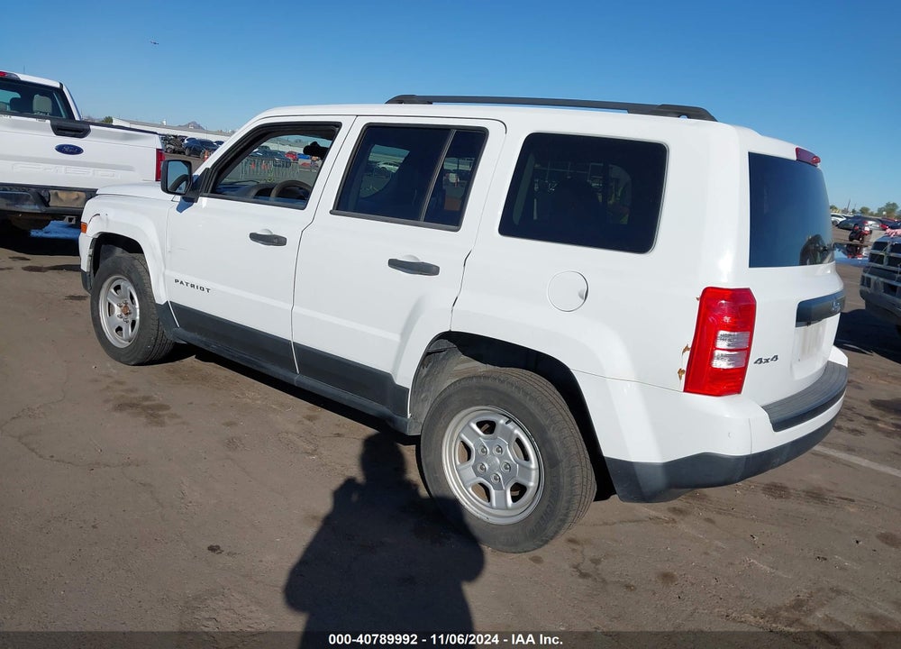 2013 JEEP PATRIOT SPORT VIN: 1C4NJRBB1DD129255