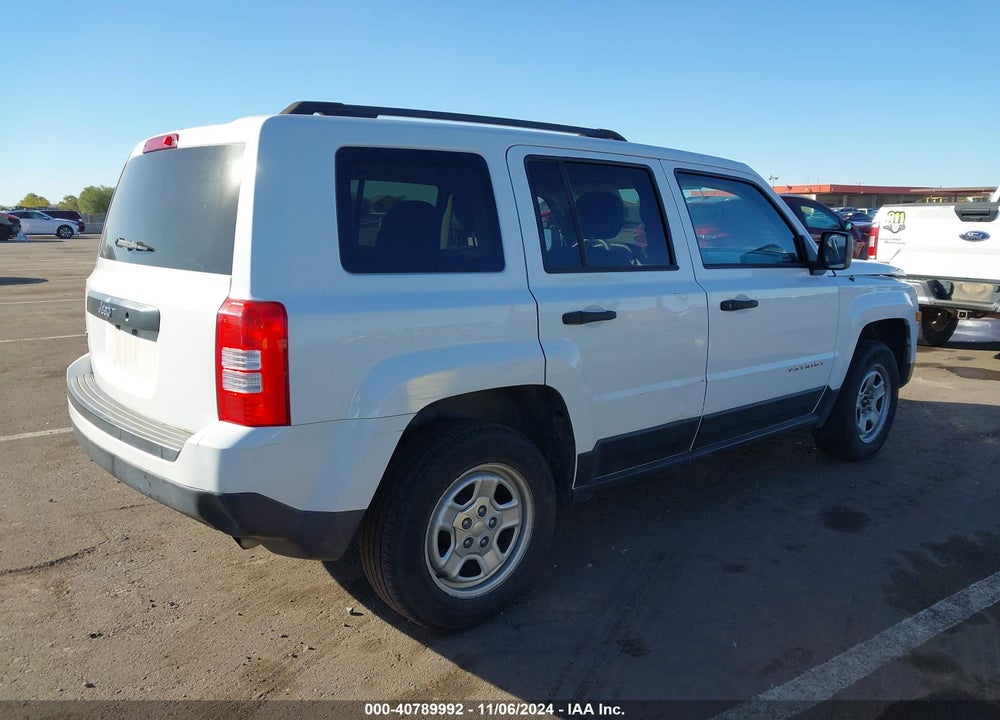 2013 JEEP PATRIOT SPORT VIN: 1C4NJRBB1DD129255