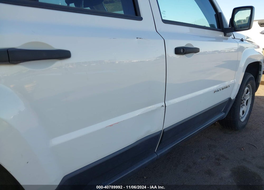 2013 JEEP PATRIOT SPORT VIN: 1C4NJRBB1DD129255