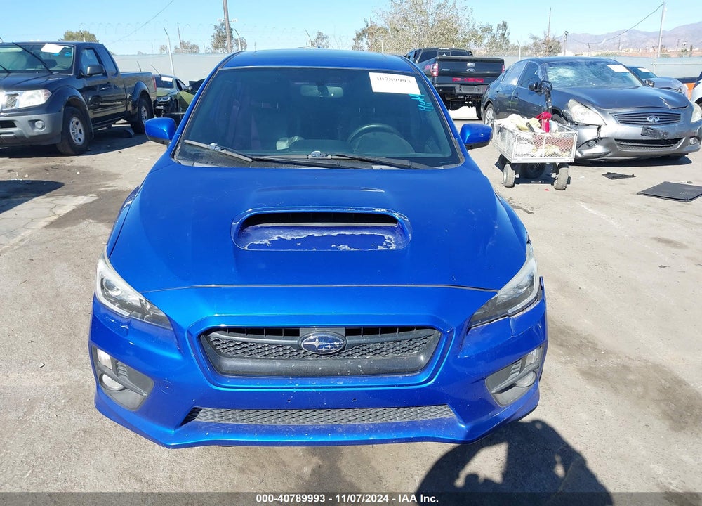 2016 SUBARU WRX LIMITED VIN: JF1VA1J64G9802316