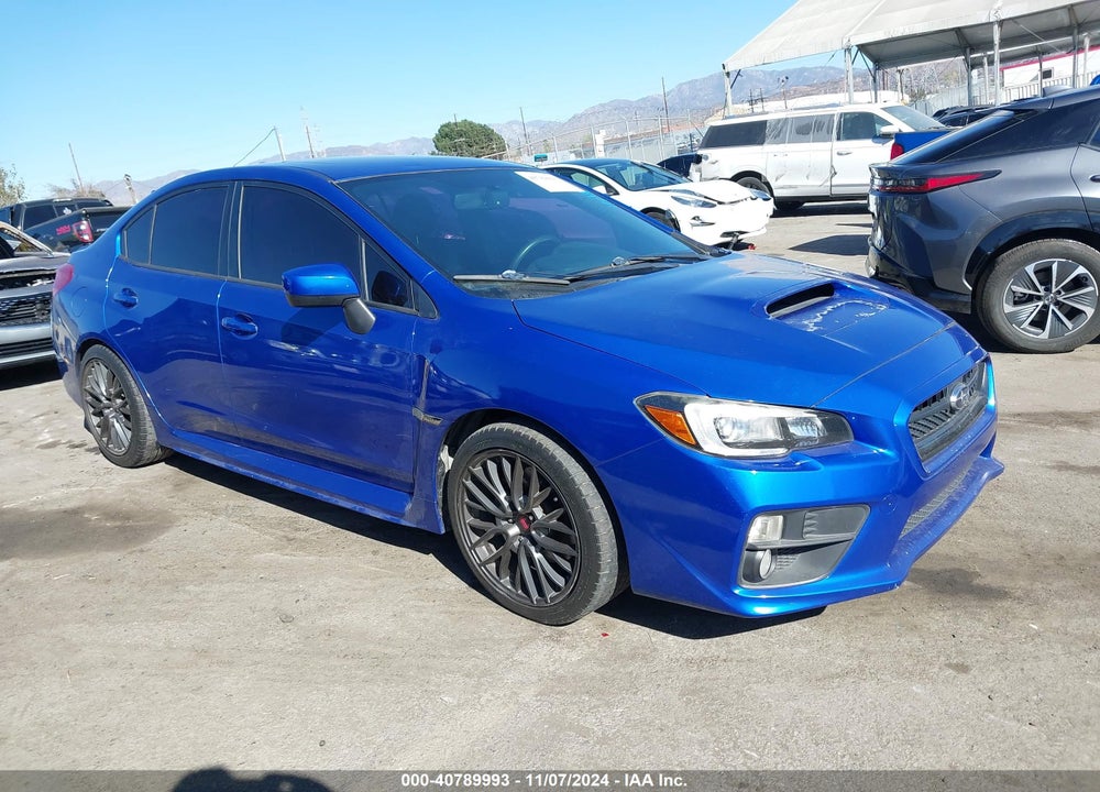 2016 SUBARU WRX LIMITED VIN: JF1VA1J64G9802316