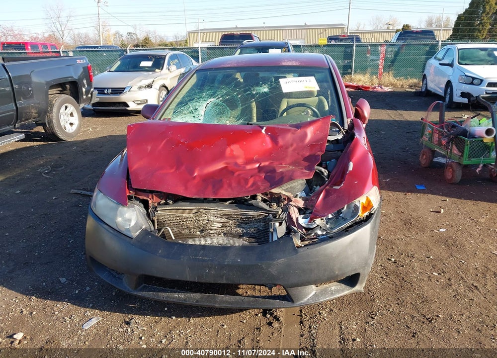 2008 HONDA CIVIC LX VIN: 2HGFA16598H536955