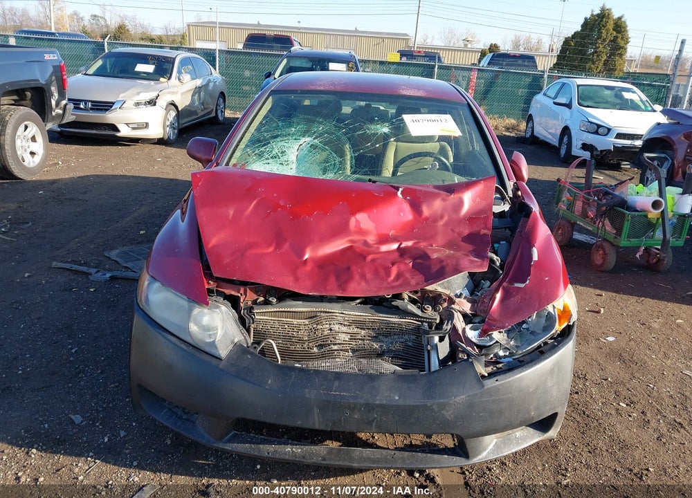 2008 HONDA CIVIC LX VIN: 2HGFA16598H536955
