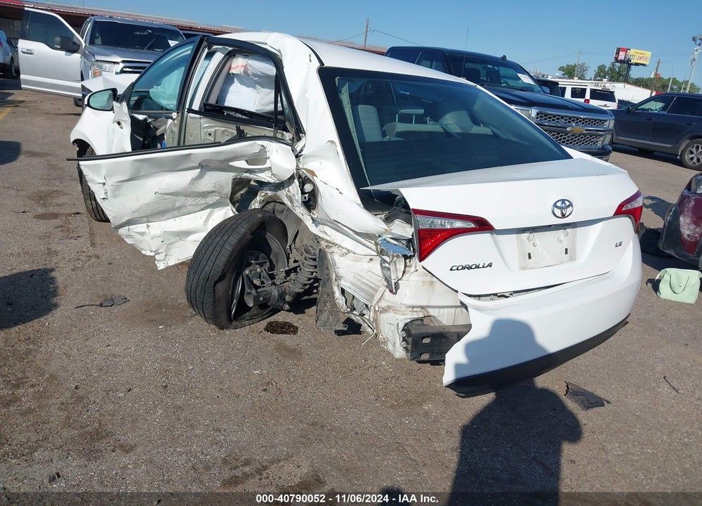 2016 TOYOTA COROLLA LE VIN: 5YFBURHE7GP495993