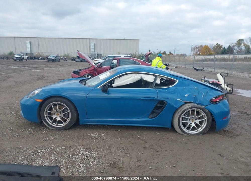 2018 PORSCHE 718 CAYMAN VIN: WP0AA2A80JS260082