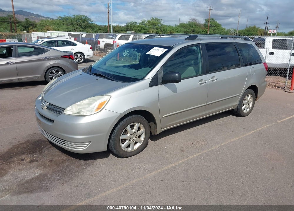 2004 TOYOTA SIENNA LE VIN: 5TDZA23C84S076154