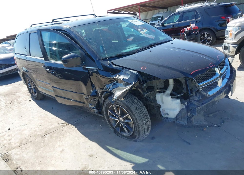 2017 DODGE GRAND CARAVAN SXT VIN: 2C4RDGCG6HR664477