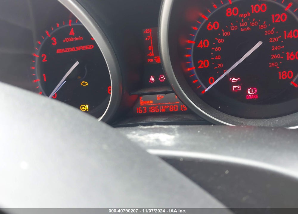 2010 MAZDA SPEED3 SPORT VIN: JM1BL1H4XA1277229