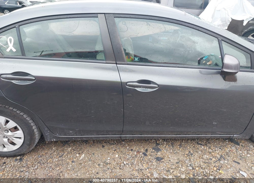 2012 HONDA CIVIC LX VIN: 19XFB2F58CE383488