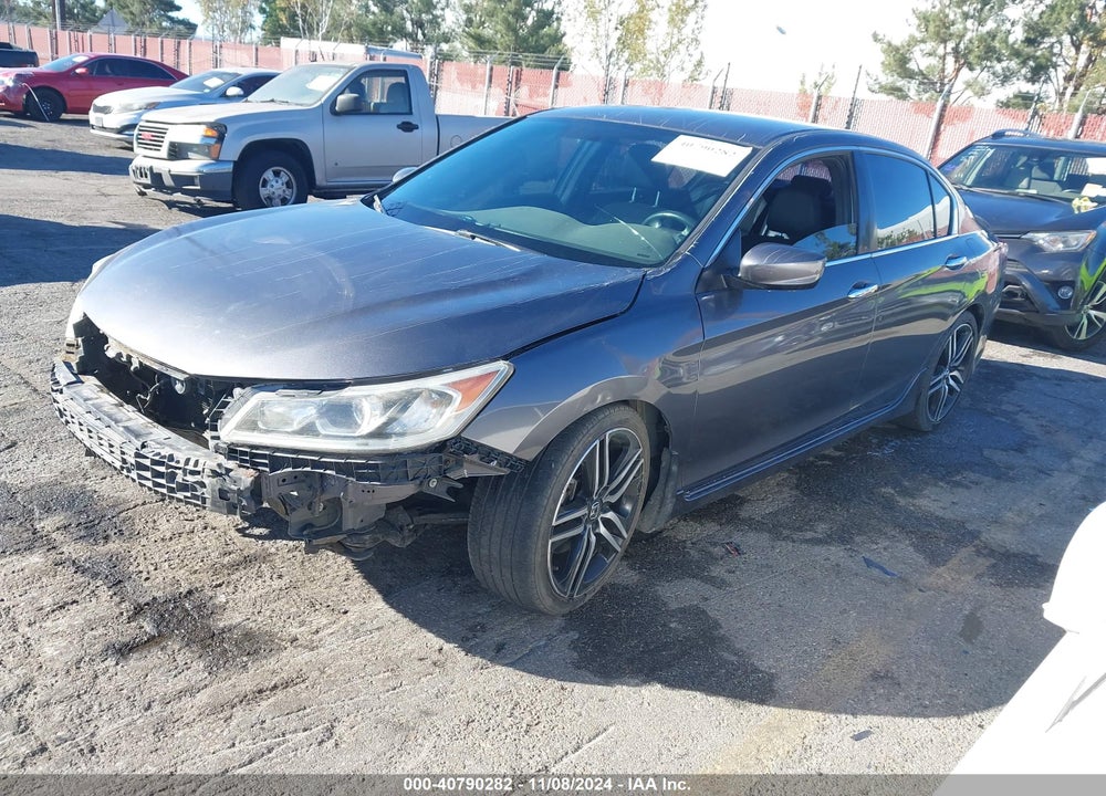2016 HONDA ACCORD SPORT VIN: 1HGCR2F51GA193511