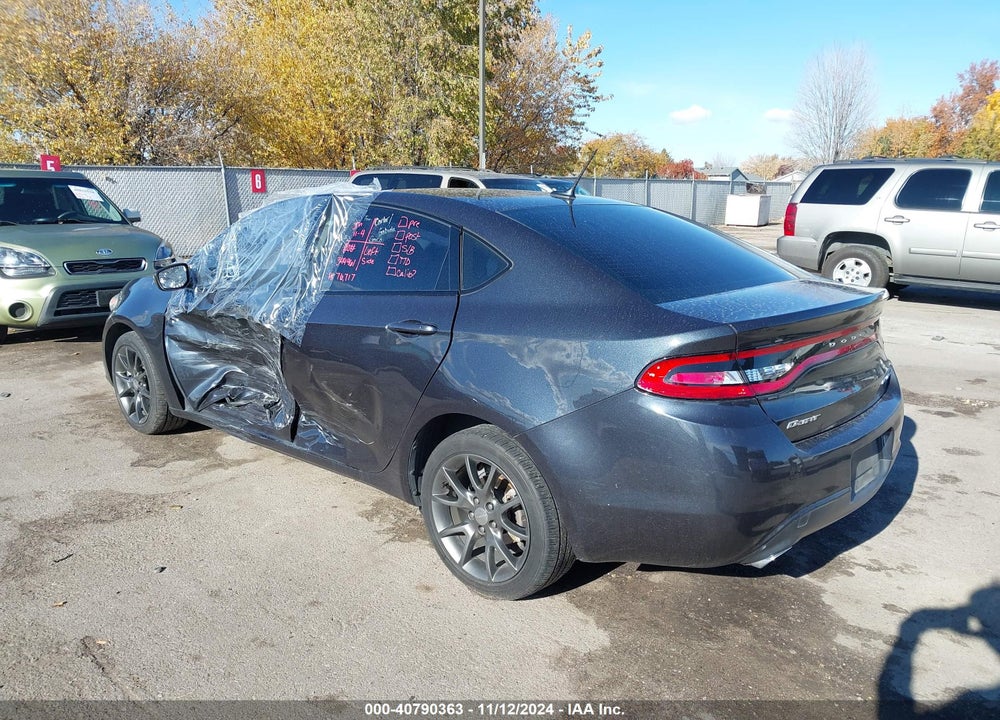 2013 DODGE DART SXT VIN: 1C3CDFBA2DD344961