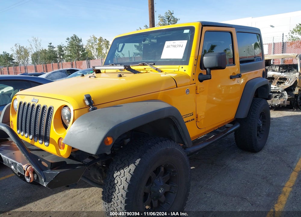 2013 JEEP WRANGLER / VIN: 1C4AJWAG0DL546303