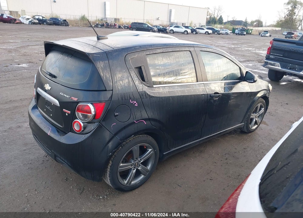 2013 CHEVROLET SONIC RS AUTO VIN: 1G1JG6SB4D4244615